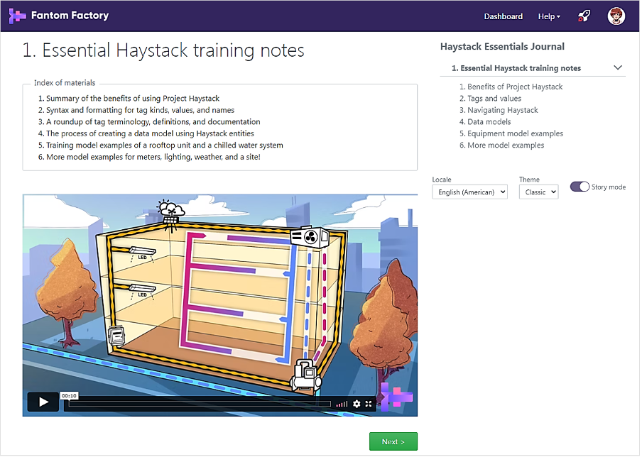 Haystack Essentials Journal